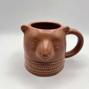 Threshold Brown 3D Bear Mug Stoneware Coffee/Tea
